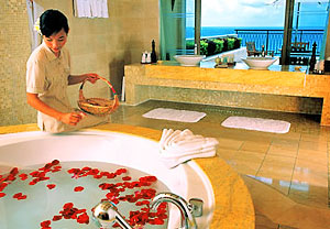 SPA в отеле Marriott Sanya Resort & SPA 5*, Quan SPA / Куан СПА, залив Ялуньвань, о.Хайнань